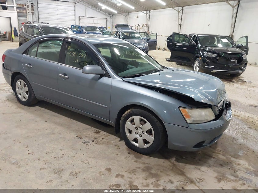 2009 Hyundai Sonata VIN 5NPET46F29H456467 IAAI salvage auction — FRONT & REAR, Salvage (Pennsylvania), sold $275 on 2026-07-09 (photo 1)