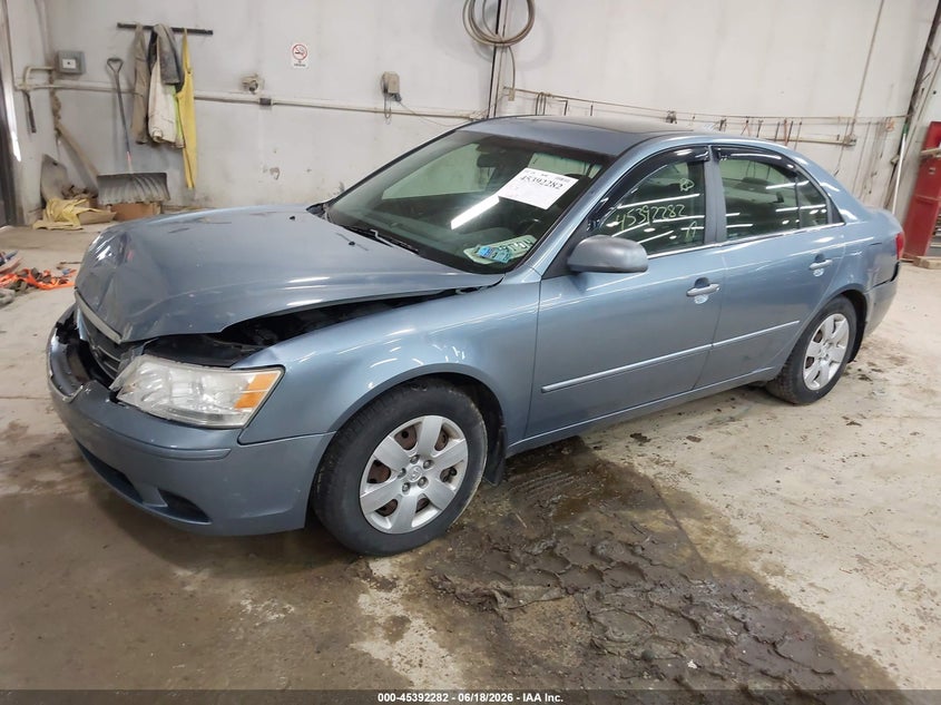 2009 Hyundai Sonata VIN 5NPET46F29H456467 IAAI salvage auction — FRONT & REAR, Salvage (Pennsylvania), sold $275 on 2026-07-09 (photo 2)