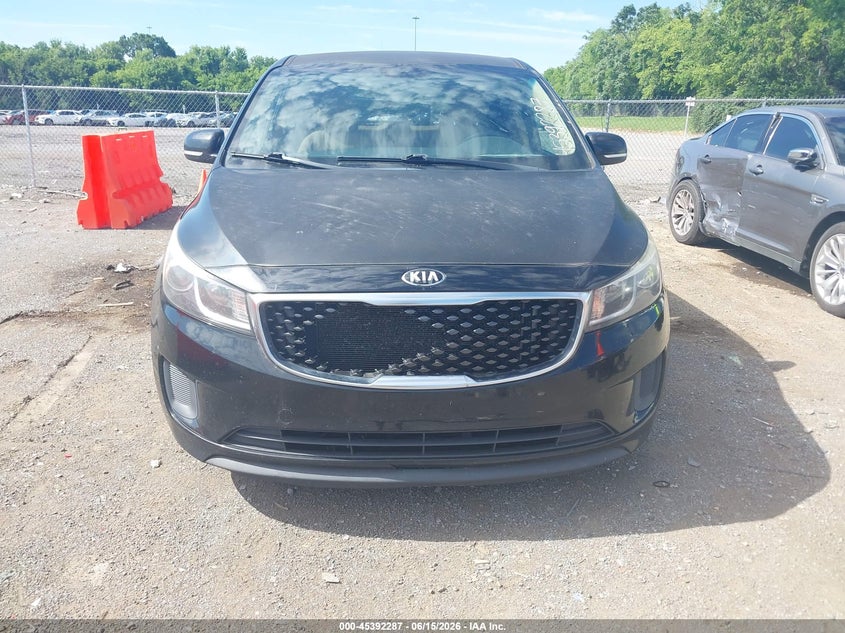 2018 Kia SEDONA VIN KNDMB5C13J6387803 IAAI salvage auction — NORMAL WEAR, Clear (Tennessee), sold $600 on 2026-07-16 (photo 6)