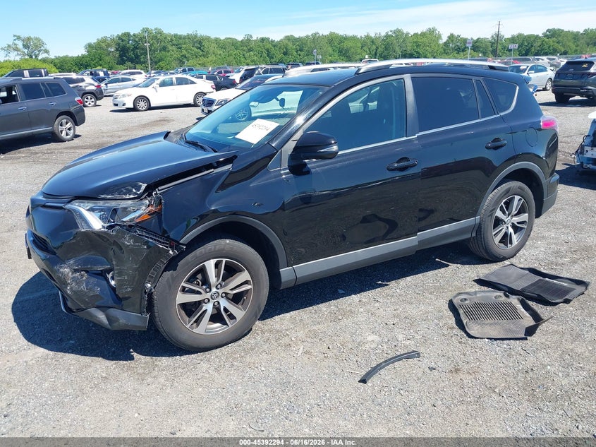 2018 Toyota Rav 4 VIN 2T3RFREV9JW713233 IAAI salvage auction — LEFT FRONT, Salvage - 75% Or Less (Maryland), sold $6,100 on 2026-07-27 (photo 2)
