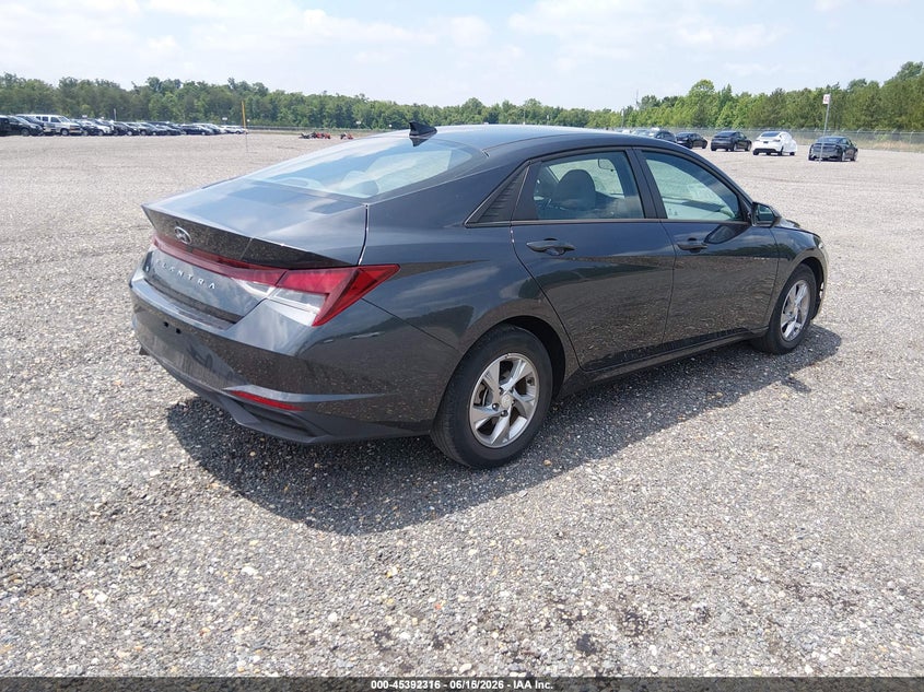 2021 Hyundai Elantra VIN 5NPLL4AGXMH047472 IAAI salvage auction — NORMAL WEAR, SF97 (Maryland), sold $525 on 2026-07-21 (photo 4)