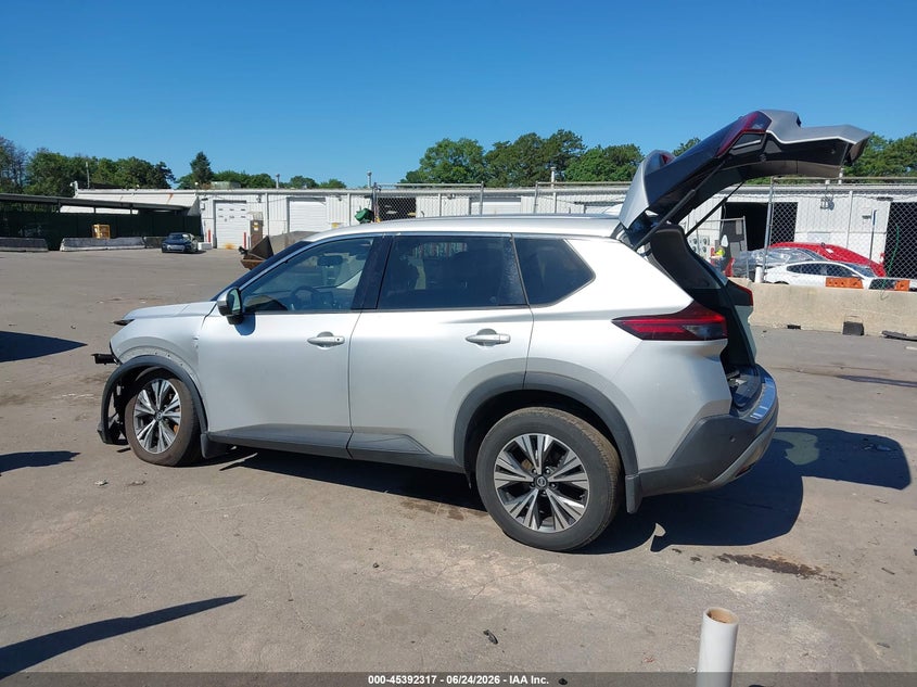 2021 Nissan Rogue VIN JN8AT3BB8MW233465 IAAI salvage auction — FRONT END, Salvage Title, sold $6,400 on 2026-07-23 (photo 3)