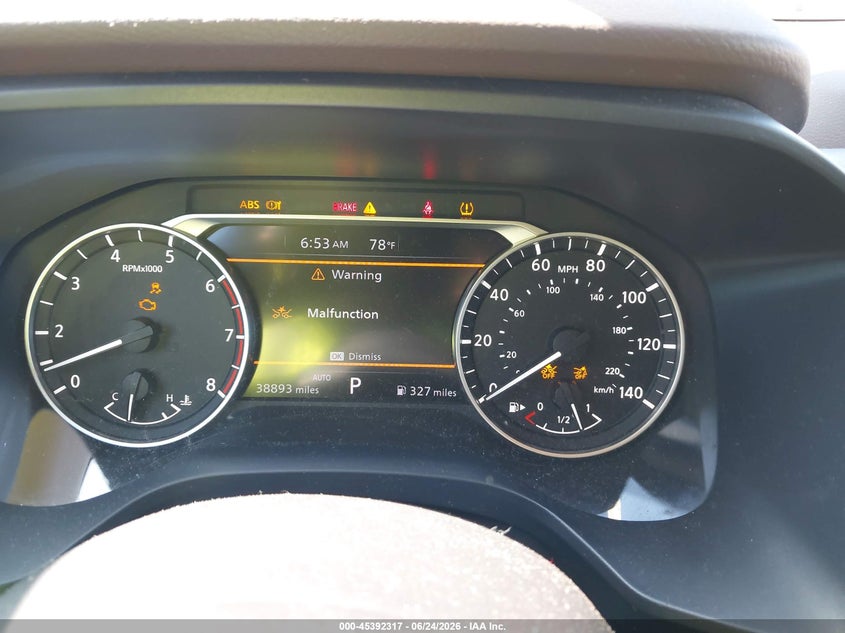 2021 Nissan Rogue VIN JN8AT3BB8MW233465 IAAI salvage auction — FRONT END, Salvage Title, sold $6,400 on 2026-07-23 (photo 7)