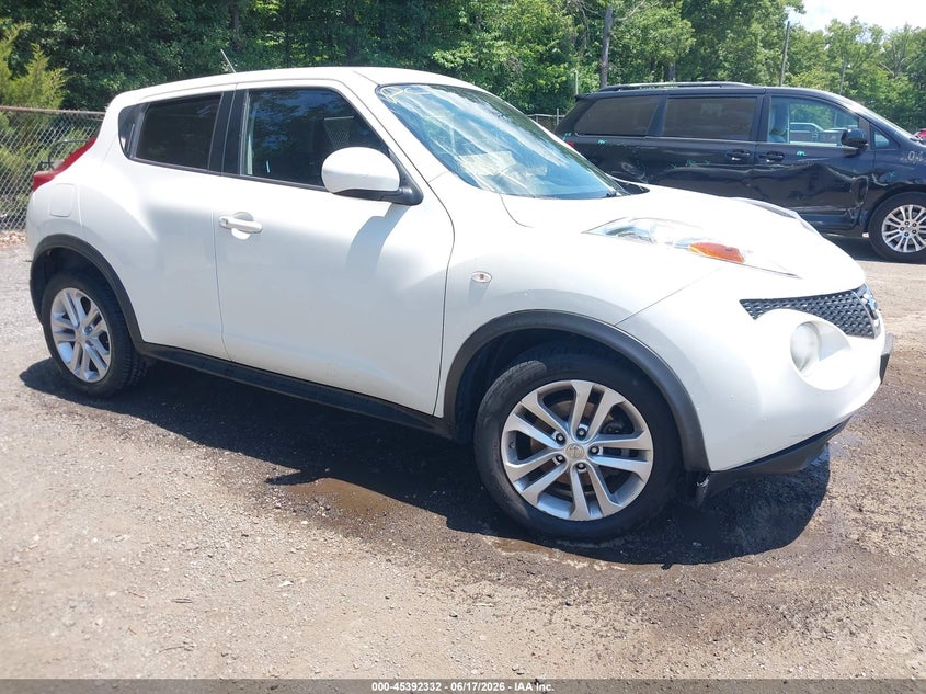 2014 Nissan Juke VIN JN8AF5MV5ET482898 IAAI salvage auction — LEFT FRONT, Salvage - Greater Than 75% (Maryland), sold $1,200 on 2026-07-22 (photo 1)