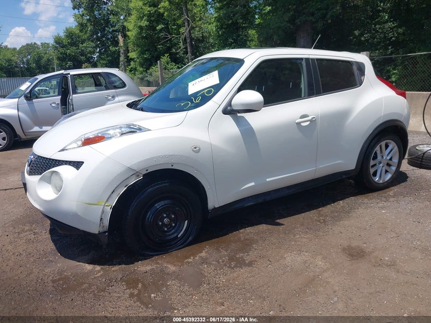 2014 Nissan Juke VIN JN8AF5MV5ET482898 IAAI salvage auction — LEFT FRONT, Salvage - Greater Than 75% (Maryland), sold $1,200 on 2026-07-22 (photo 2)