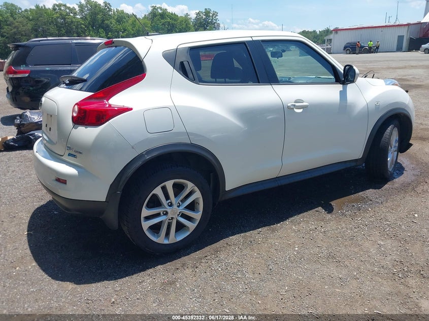 2014 Nissan Juke VIN JN8AF5MV5ET482898 IAAI salvage auction — LEFT FRONT, Salvage - Greater Than 75% (Maryland), sold $1,200 on 2026-07-22 (photo 4)