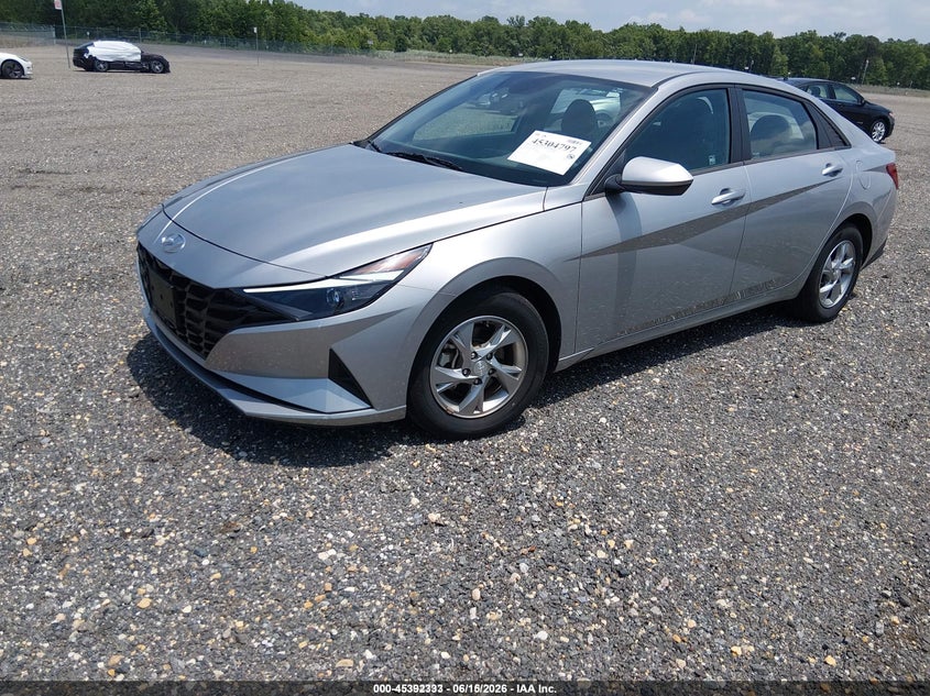 2021 Hyundai Elantra VIN 5NPLL4AG2MH047398 IAAI salvage auction — NORMAL WEAR, SF97 (Maryland), sold $5,100 on 2026-07-21 (photo 2)