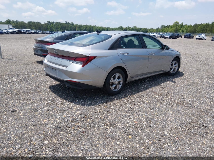 2021 Hyundai Elantra VIN 5NPLL4AG2MH047398 IAAI salvage auction — NORMAL WEAR, SF97 (Maryland), sold $5,100 on 2026-07-21 (photo 4)