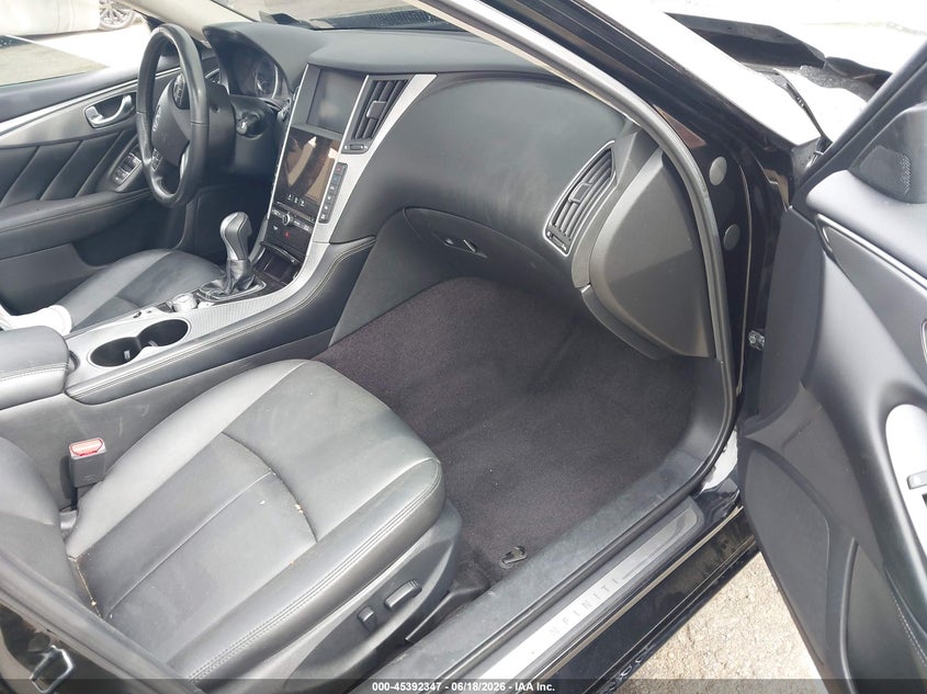 2017 Infiniti Q50 VIN JN1CV7AR5HM682238 IAAI salvage auction — LEFT FRONT, Salvage (Virginia), sold $1,475 on 2026-08-01 (photo 5)