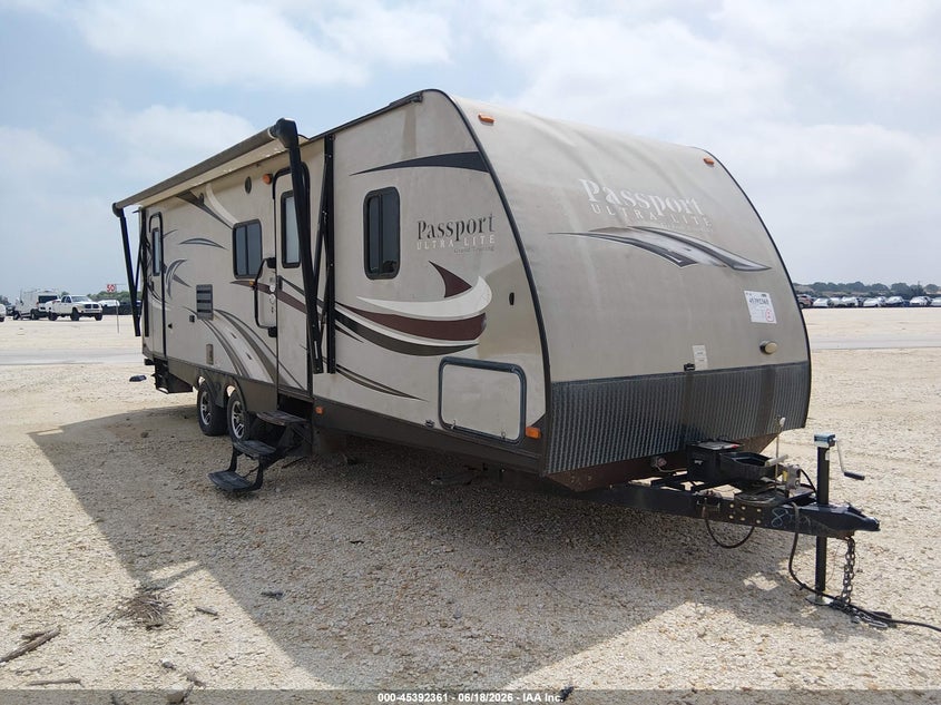 2015 Keystone Passport VIN 4YDT28129FT415859 — IAAI salvage auction photo