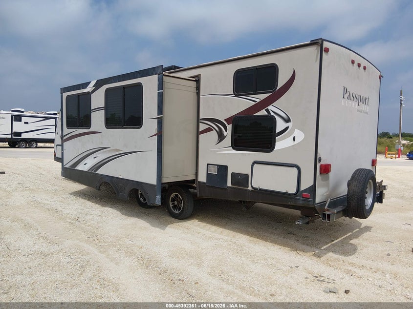 2015 Keystone Passport VIN 4YDT28129FT415859 IAAI salvage auction — ROOF, Salvage (Texas), sold $8,050 on 2026-07-09 (photo 3)
