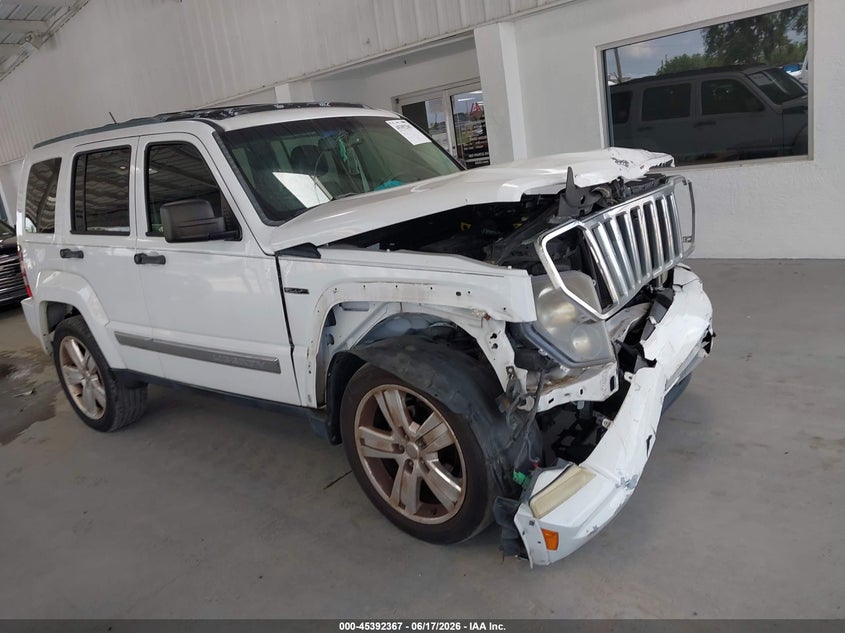 2012 Jeep Liberty (north america) VIN 1C4PJMFK9CW150184 IAAI salvage auction — FRONT END, Rebuildable (Florida), sold $1,150 on 2026-07-09 (photo 1)