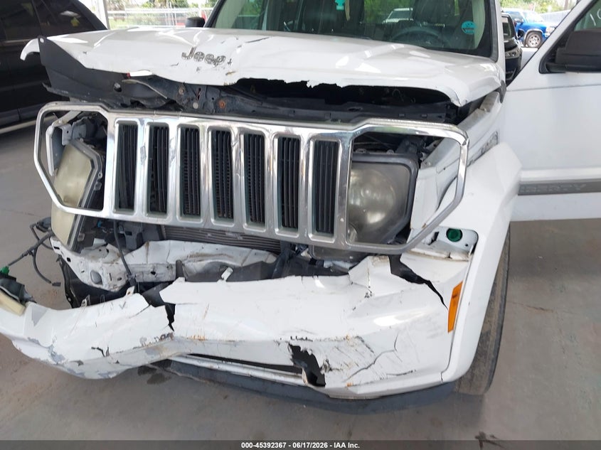 2012 Jeep Liberty (north america) VIN 1C4PJMFK9CW150184 IAAI salvage auction — FRONT END, Rebuildable (Florida), sold $1,150 on 2026-07-09 (photo 6)
