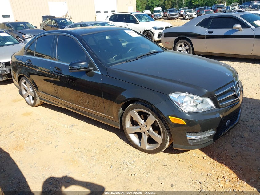2014 Mercedes-benz C-klasse VIN WDDGF4HB3EA966179 IAAI salvage auction — STRIPPED, Salvage (North Carolina), sold $1,150 on 2026-08-03 (photo 1)