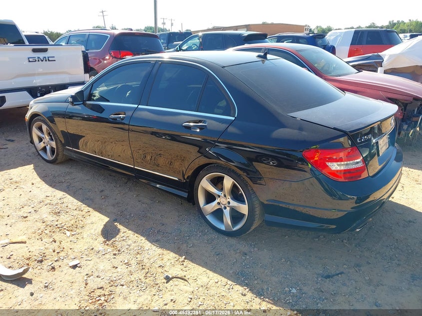 2014 Mercedes-benz C-klasse VIN WDDGF4HB3EA966179 IAAI salvage auction — STRIPPED, Salvage (North Carolina), sold $1,150 on 2026-08-03 (photo 3)