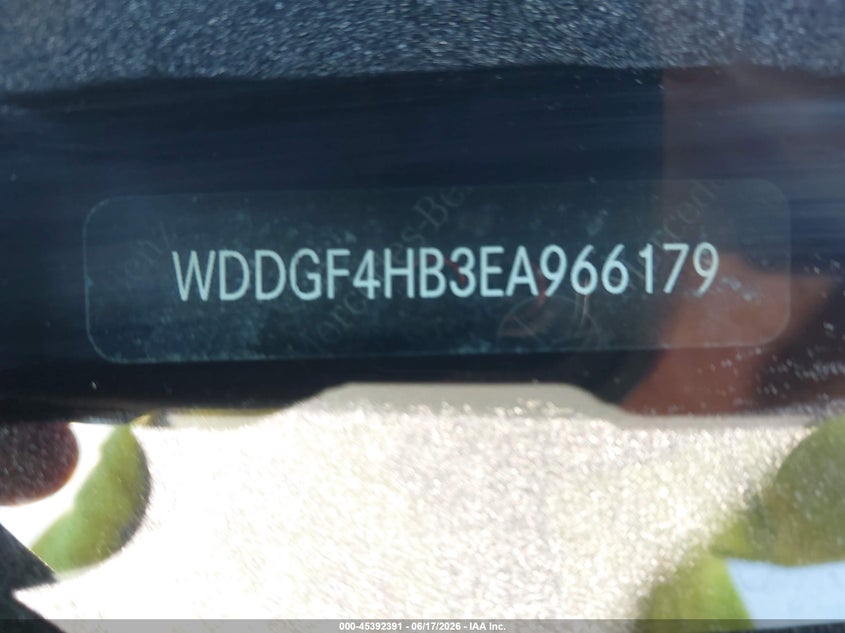 2014 Mercedes-benz C-klasse VIN WDDGF4HB3EA966179 IAAI salvage auction — STRIPPED, Salvage (North Carolina), sold $1,150 on 2026-08-03 (photo 9)