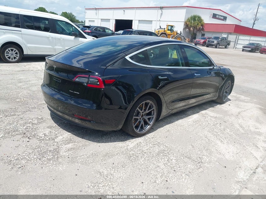 2020 Tesla Model 3 VIN 5YJ3E1EB7LF599807 IAAI salvage auction — FRONT END, Clear (Florida), sold $3,150 on 2026-07-15 (photo 4)