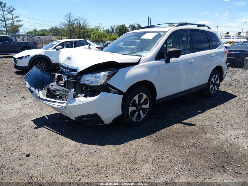 2018 Subaru Forester VIN JF2SJAGC5JH432972 IAAI salvage auction — FRONT END, Salvage (New Jersey), sold $225 on 2026-07-29 (photo 2)