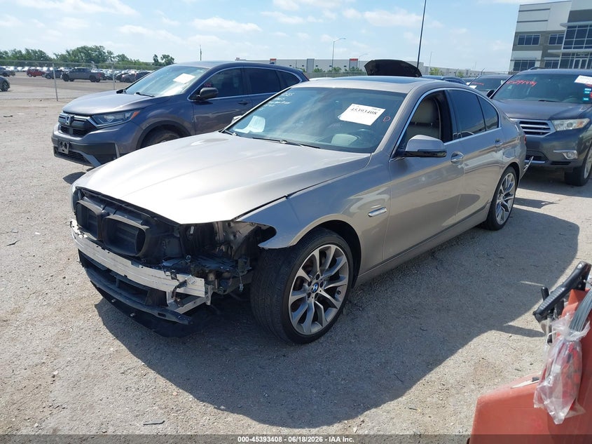 2015 BMW 5er VIN WBA5B1C5XFG126246 IAAI salvage auction — FRONT END, Salvage Title, sold $825 on 2026-07-28 (photo 2)