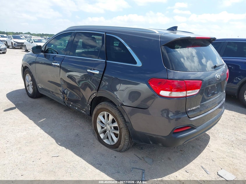 2017 Kia Sorento VIN 5XYPGDA30HG337431 IAAI salvage auction — LEFT SIDE, Salvage (Texas), sold $2,800 on 2026-07-14 (photo 3)