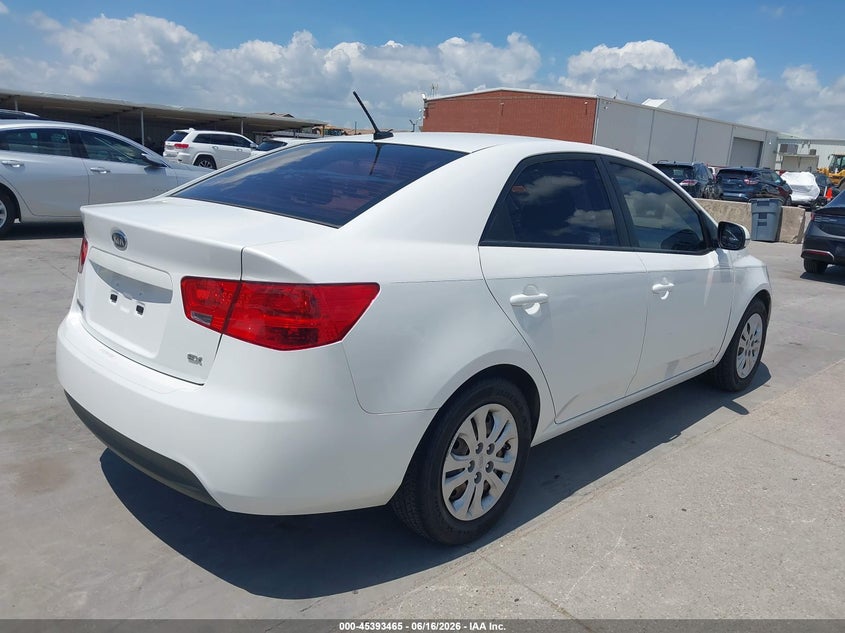2011 Kia Forte VIN KNAFU4A24B5435273 IAAI salvage auction — FRONT END, Original (Texas), sold $850 on 2026-07-29 (photo 4)