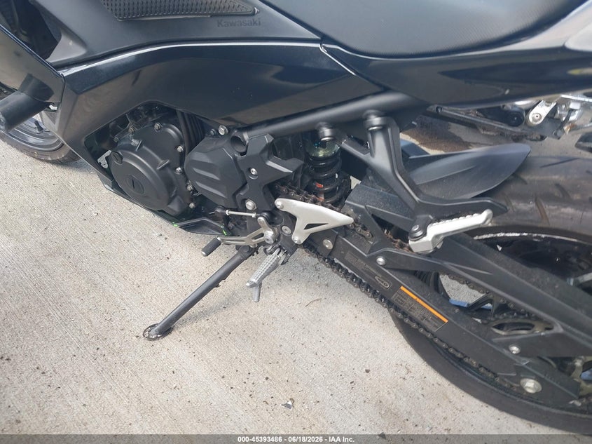 2023 Kawasaki Ninja VIN JKAEXKG14PDAR9482 IAAI salvage auction — FRONT END, Original (Texas), sold $1,450 on 2026-07-22 (photo 9)