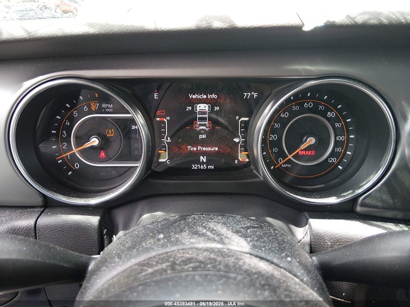 2022 Jeep Wrangler / VIN 1C4HJXDG9NW132002 IAAI salvage auction — REAR END, Salvage Title, sold $8,600 on 2026-08-21 (photo 7)