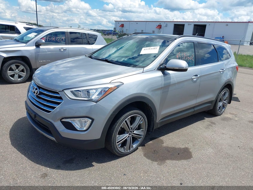 2015 Hyundai Santa fe VIN KM8SRDHF4FU120976 IAAI salvage auction — REAR END, Prior Salvage (Minnesota), sold $2,000 on 2026-08-02 (photo 2)