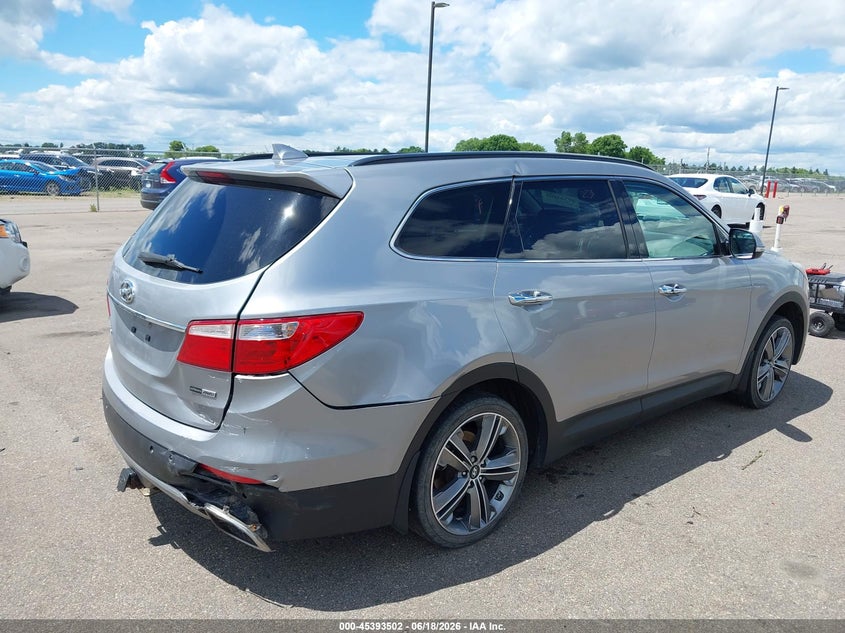 2015 Hyundai Santa fe VIN KM8SRDHF4FU120976 IAAI salvage auction — REAR END, Prior Salvage (Minnesota), sold $2,000 on 2026-08-02 (photo 4)