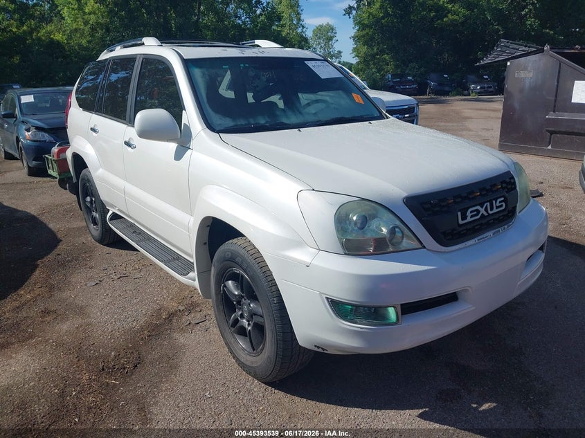 2008 Lexus Gx 470 VIN JTJBT20X180150913 IAAI salvage auction — REAR END, Salvage (Ohio), sold $2,750 on 2026-07-28 (photo 1)