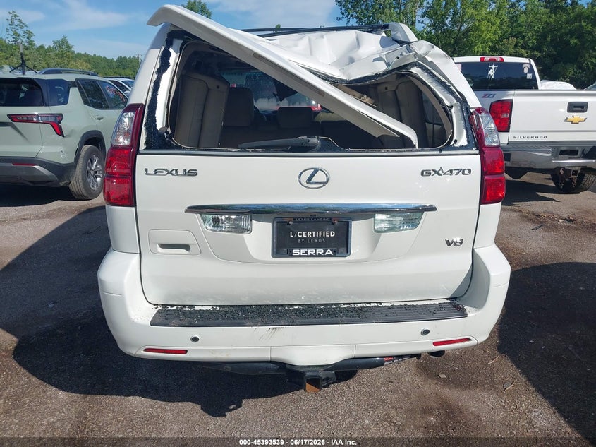 2008 Lexus Gx 470 VIN JTJBT20X180150913 IAAI salvage auction — REAR END, Salvage (Ohio), sold $2,750 on 2026-07-28 (photo 6)
