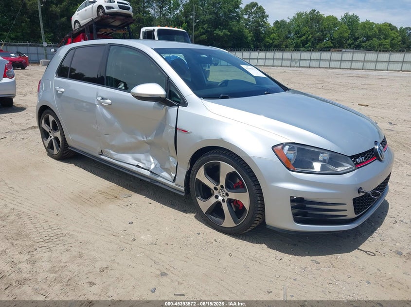 2015 Volkswagen Golf gti VIN 3VW5T7AU3FM003470 IAAI salvage auction — RIGHT SIDE, Salvage (Idaho), sold $3,300 on 2026-07-09 (photo 1)