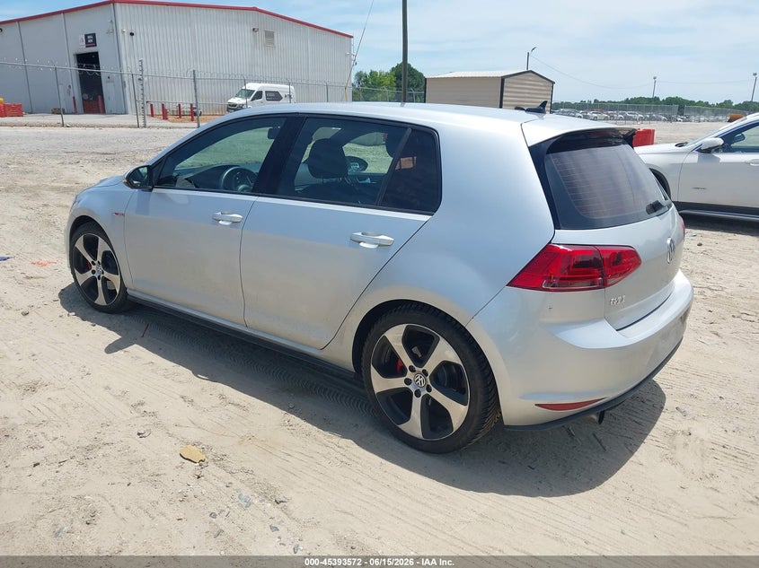 2015 Volkswagen Golf gti VIN 3VW5T7AU3FM003470 IAAI salvage auction — RIGHT SIDE, Salvage (Idaho), sold $3,300 on 2026-07-09 (photo 3)