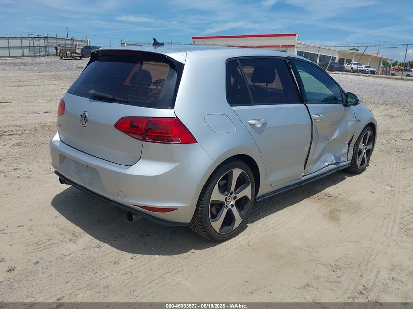 2015 Volkswagen Golf gti VIN 3VW5T7AU3FM003470 IAAI salvage auction — RIGHT SIDE, Salvage (Idaho), sold $3,300 on 2026-07-09 (photo 4)