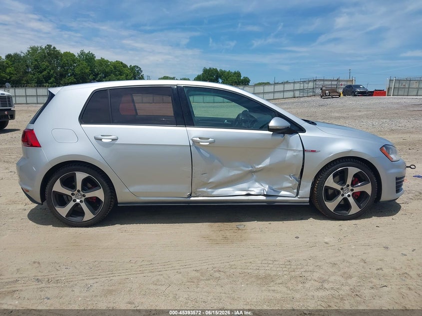 2015 Volkswagen Golf gti VIN 3VW5T7AU3FM003470 IAAI salvage auction — RIGHT SIDE, Salvage (Idaho), sold $3,300 on 2026-07-09 (photo 6)