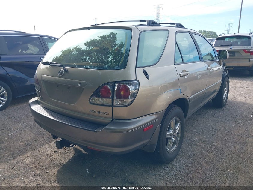 2003 Lexus Rx 300 VIN JTJHF10U230294013 IAAI salvage auction — RIGHT FRONT, Clear (Indiana), sold $750 on 2026-07-15 (photo 4)