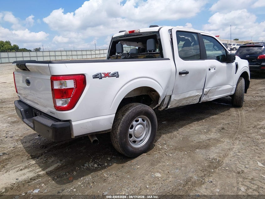 2023 Ford F-150 VIN 1FTFW1E8XPKG04554 IAAI salvage auction — SIDE, Wait Title, sold $5,600 on 2026-10-01 (photo 4)
