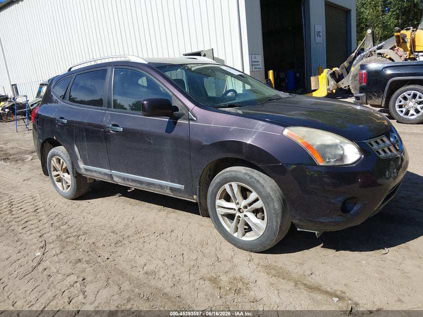 2012 Nissan Rogue VIN JN8AS5MV6CW419106 IAAI salvage auction — REAR END, Salvage (Texas), sold $125 on 2026-07-30 (photo 1)