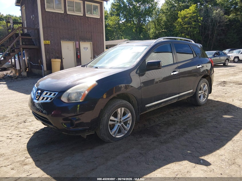 2012 Nissan Rogue VIN JN8AS5MV6CW419106 IAAI salvage auction — REAR END, Salvage (Texas), sold $125 on 2026-07-30 (photo 2)