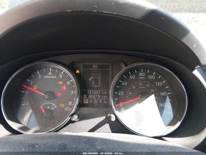 2012 Nissan Rogue VIN JN8AS5MV6CW419106 IAAI salvage auction — REAR END, Salvage (Texas), sold $125 on 2026-07-30 (photo 7)