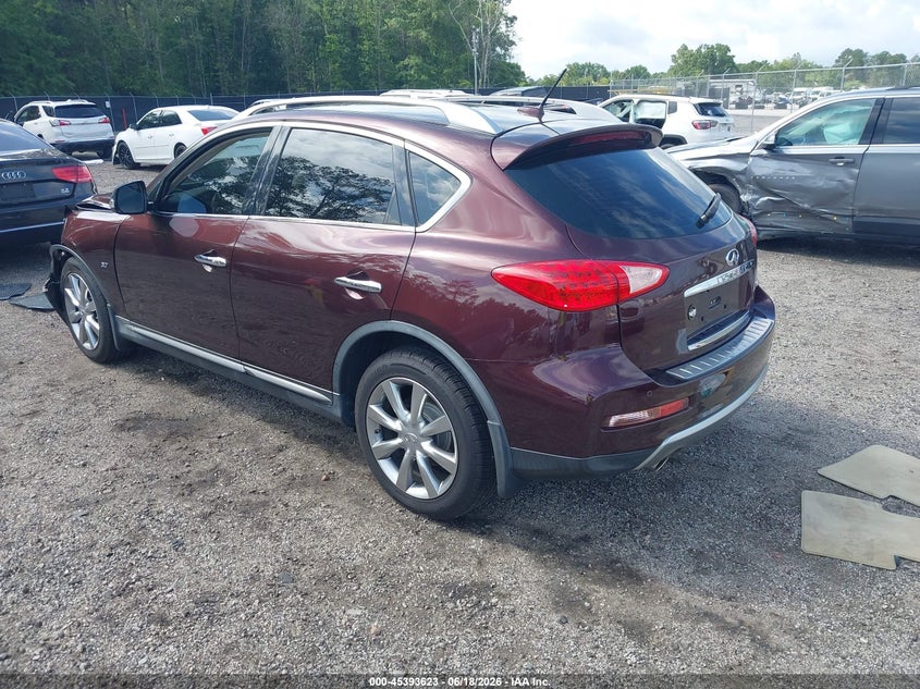2017 Infiniti Qx50 VIN JN1BJ0RR1HM416511 IAAI salvage auction — FRONT END, Salvage (South Carolina), sold $25 on 2026-07-29 (photo 3)