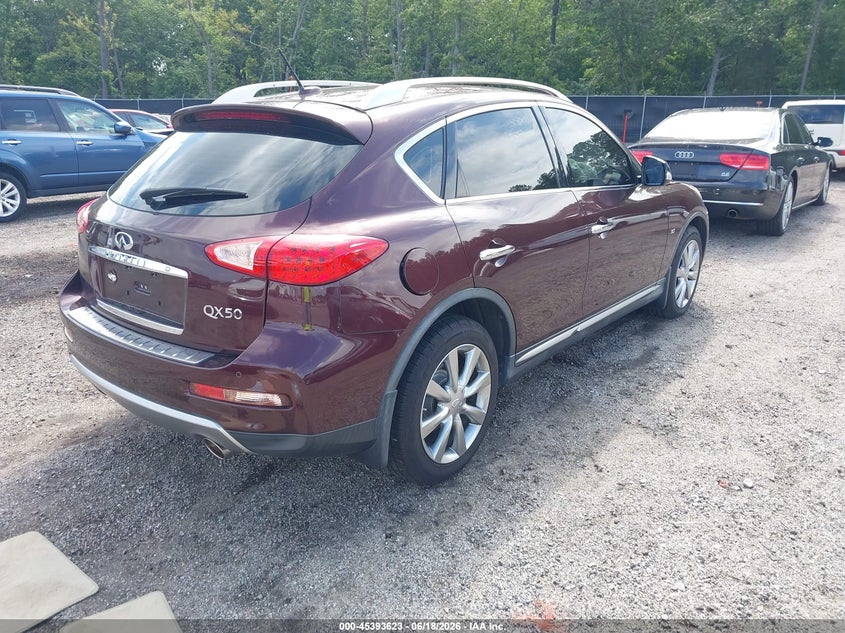 2017 Infiniti Qx50 VIN JN1BJ0RR1HM416511 IAAI salvage auction — FRONT END, Salvage (South Carolina), sold $25 on 2026-07-29 (photo 4)