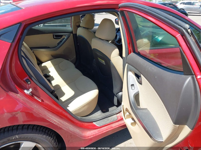 2012 Hyundai Elantra VIN KMHDH4AE1CU461292 IAAI salvage auction — FRONT END, Salvage (Connecticut), sold $450 on 2026-07-09 (photo 8)