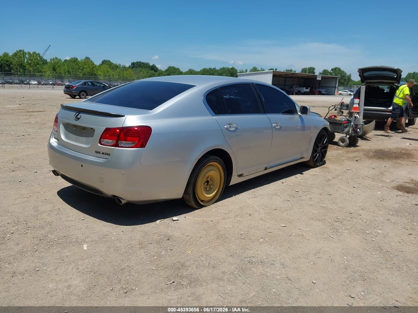 2006 Lexus Gs 430 VIN JTHBN96S265013866 IAAI salvage auction — FRONT END, Clear (Tennessee), sold $425 on 2026-07-29 (photo 4)