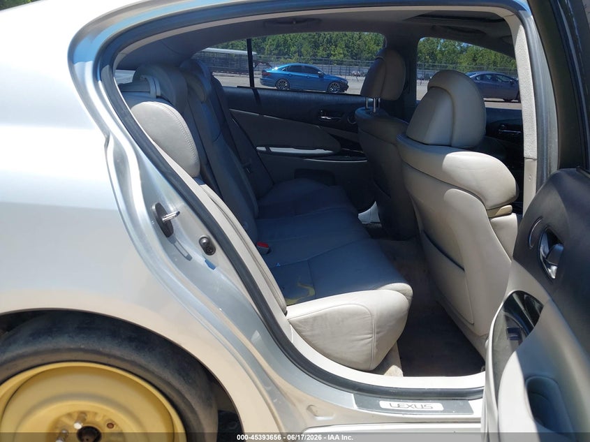 2006 Lexus Gs 430 VIN JTHBN96S265013866 IAAI salvage auction — FRONT END, Clear (Tennessee), sold $425 on 2026-07-29 (photo 8)