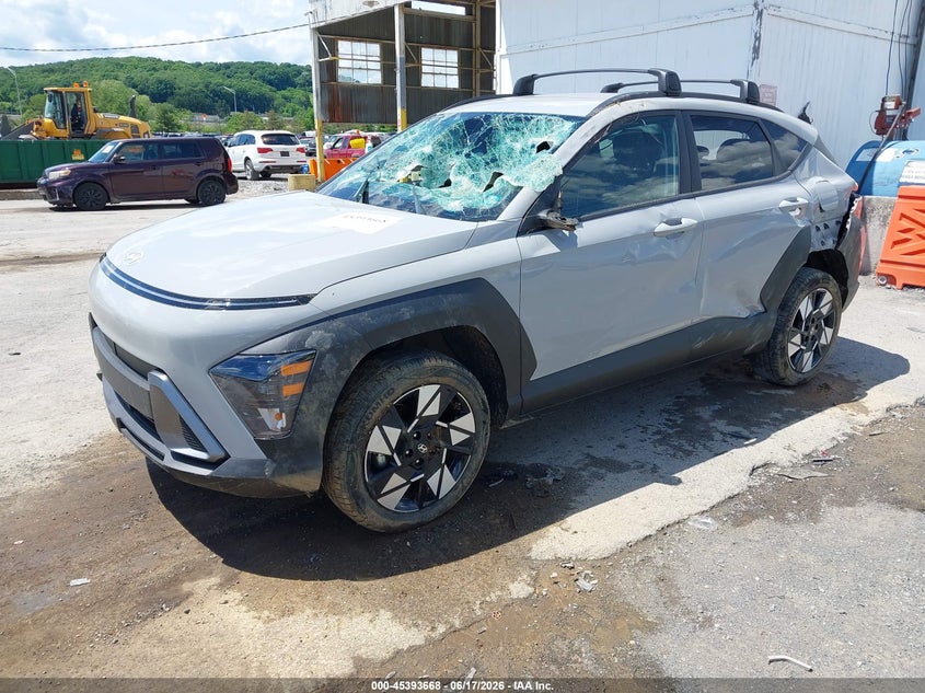 2024 Hyundai Kona VIN KM8HCCAB8RU102739 IAAI salvage auction — FRONT & REAR, Salvage (Pennsylvania), sold $2,850 on 2026-07-29 (photo 2)