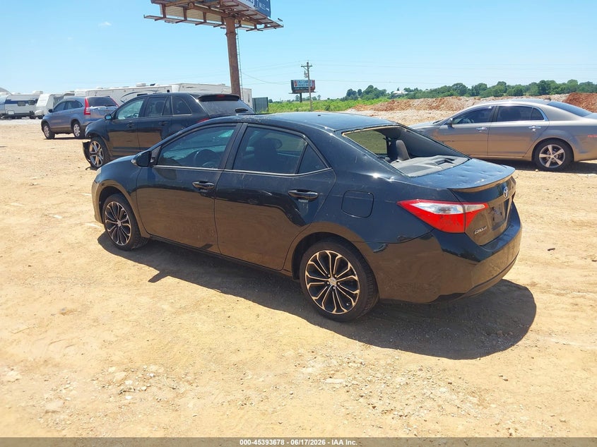 2014 Toyota Corolla VIN 5YFBURHE2EP157687 IAAI salvage auction — NORMAL WEAR, Clear (Missouri), sold $1,700 on 2026-07-27 (photo 3)