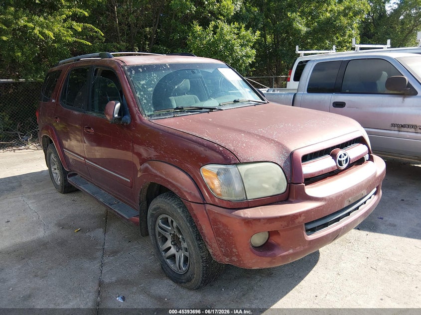 2006 Toyota Sequoia VIN 5TDZT34A56S264386 IAAI salvage auction — NORMAL WEAR, Original (Texas), sold $1,000 on 2026-07-20 (photo 1)