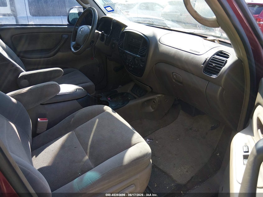 2006 Toyota Sequoia VIN 5TDZT34A56S264386 IAAI salvage auction — NORMAL WEAR, Original (Texas), sold $1,000 on 2026-07-20 (photo 5)