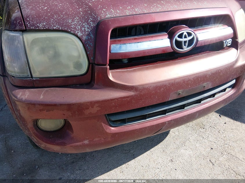 2006 Toyota Sequoia VIN 5TDZT34A56S264386 IAAI salvage auction — NORMAL WEAR, Original (Texas), sold $1,000 on 2026-07-20 (photo 6)